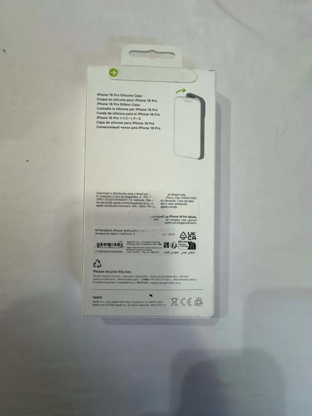 N469 Apple iPhone 16 Pro Silicone Case with MagSafe